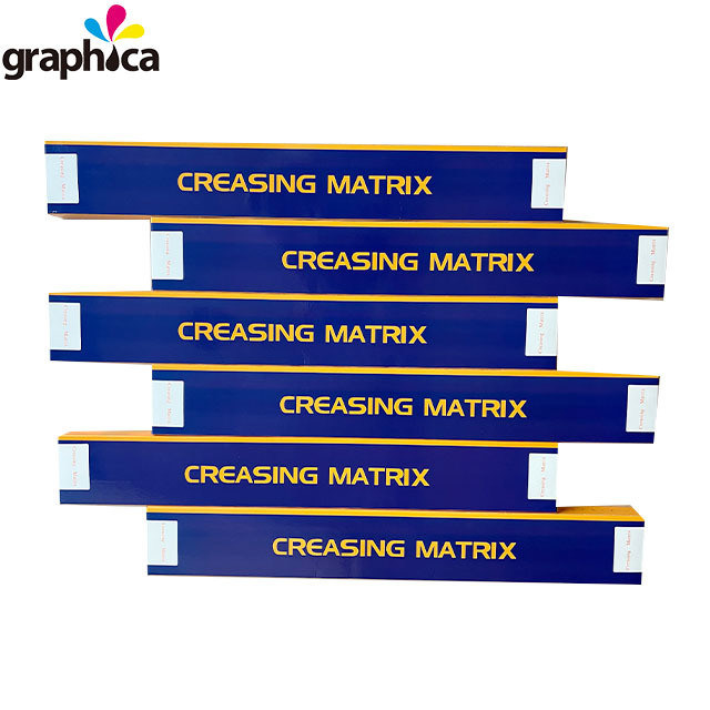 White Locator 2024 Graphic PVC-based Creasing Matrix voor drukmaterialen voor het slijpsnijden