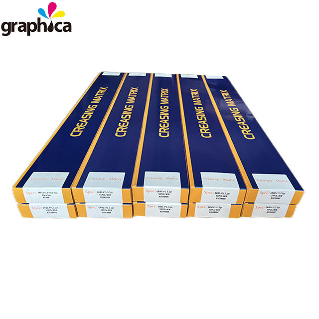 GRB 0,8x 2,7 mm Creasing Matrix Die Cutting Machine voor papierverpakking en -druk