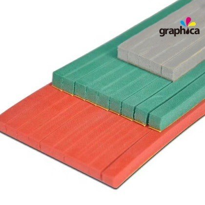 Hardheid 40-45 graden Border C Die-Making Process Open cel rubber voor het snijden