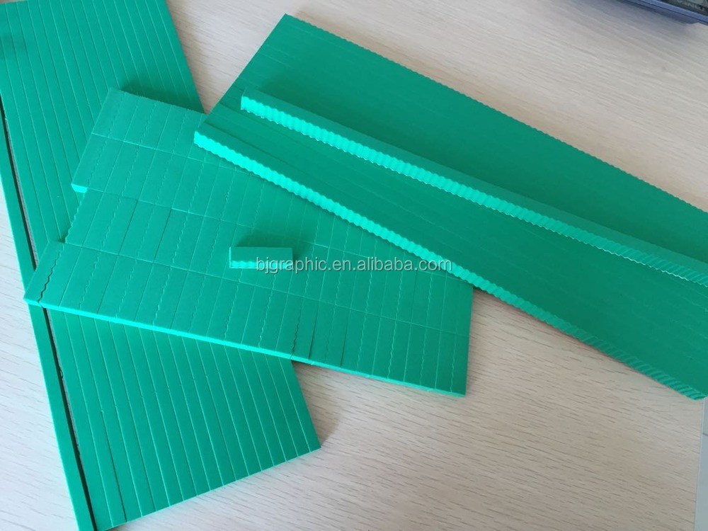 Groen 40-45 graden Shore A Graphic Beijing Ejection Sponge Rubber voor in Stoke