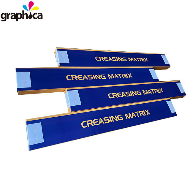 Stampmachine Plastic Creasing Matrix GRZ0.5*1.6mm Voor karton gegolfd papier