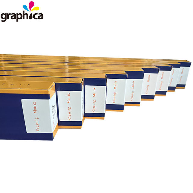 Stampmachine Plastic Creasing Matrix GRZ0.5*1.6mm Voor karton gegolfd papier