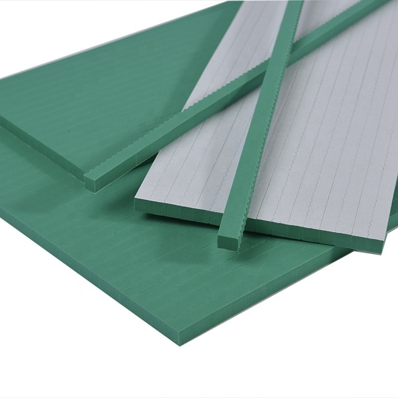 40-45 graden Shore A Hardheid EVA rubberplaat in groene kleur voor platte slijpvorming