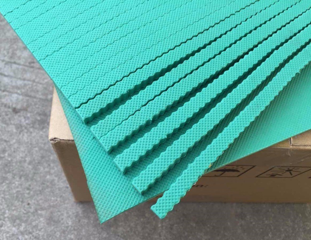 Groen 40-45 graden Shore A Graphic Beijing Ejection Sponge Rubber voor in Stoke