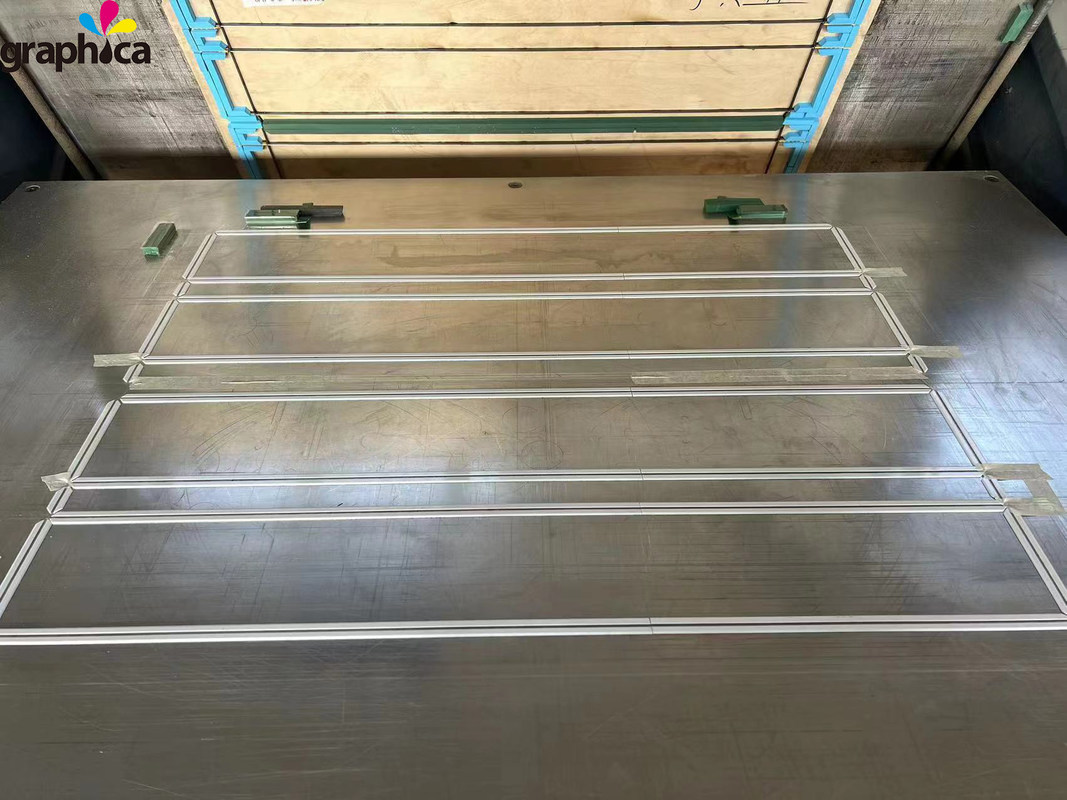 Bestseller Blauwe Outbox Grafische Plastic Die Cutting Creasing Matrix voor drukmaterialen