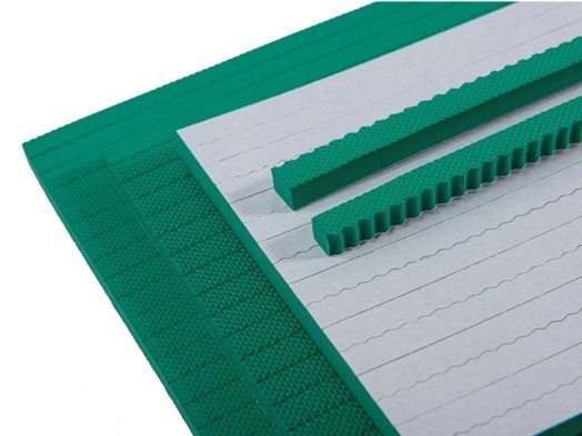 Groen 40-45 graden Shore A Graphic Beijing Ejection Sponge Rubber voor in Stoke