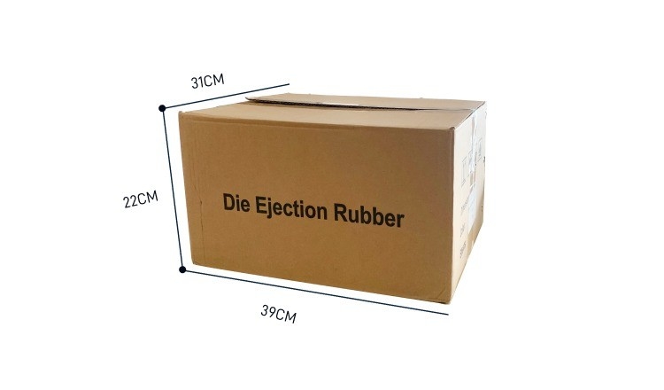 Die Cutting EPDM Rubber Foam Sponge met kleefmiddel Kleur Oranje Afmeting 10x300x380mm
