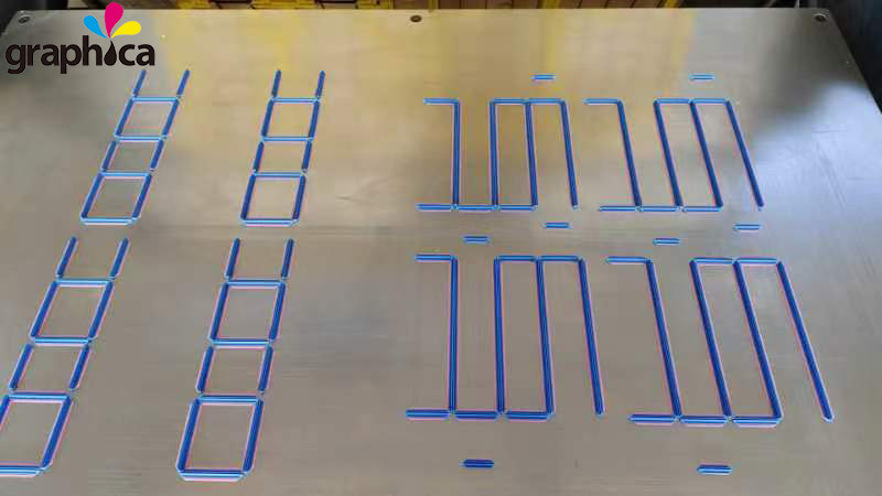 0.4 mm Kanaalhoogte Zwarte Plastic Crease Matrix Roll en Box voor die cutter machine