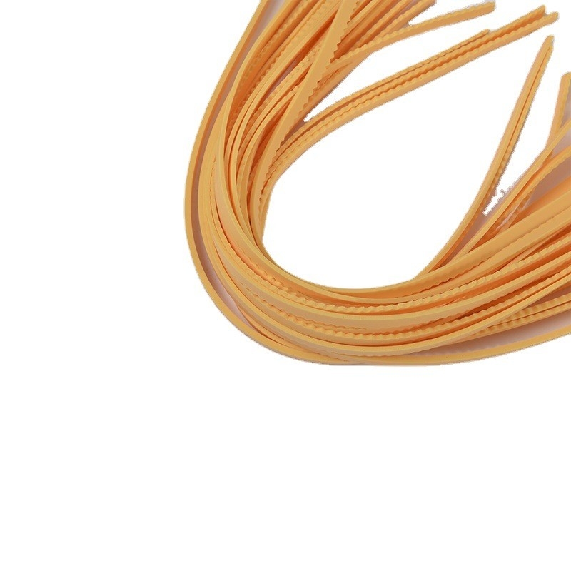 Hoog elastisch geel 8 mm slijppers snijden Ejectie spons rubber slot rubber platte multiplex staal regel slijppers snijden