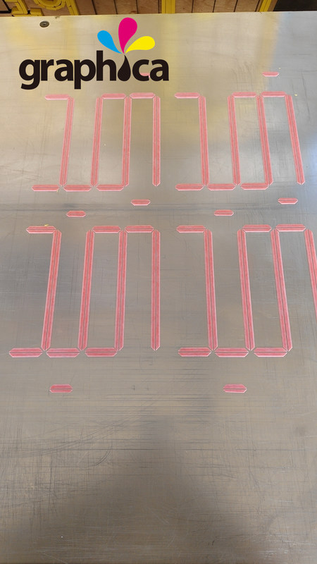 Blauwe vezel creasing matrix cutter voor karton gegolfde papier doos maken en meer