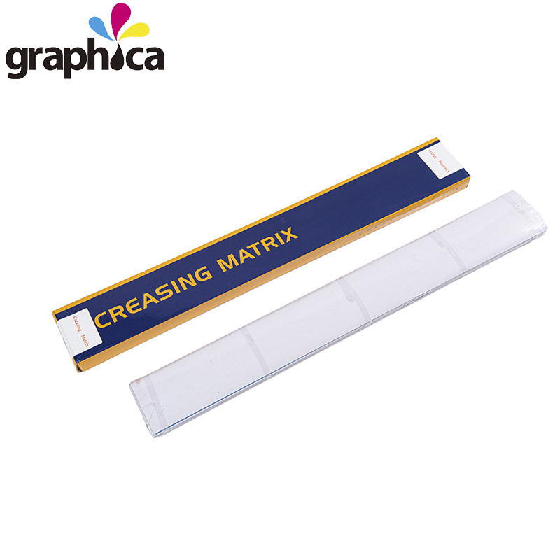Zwarte persplaat Materiaal Creasing Matrix voor die Cutting 0.3x1.2mm Punching Time 000-100