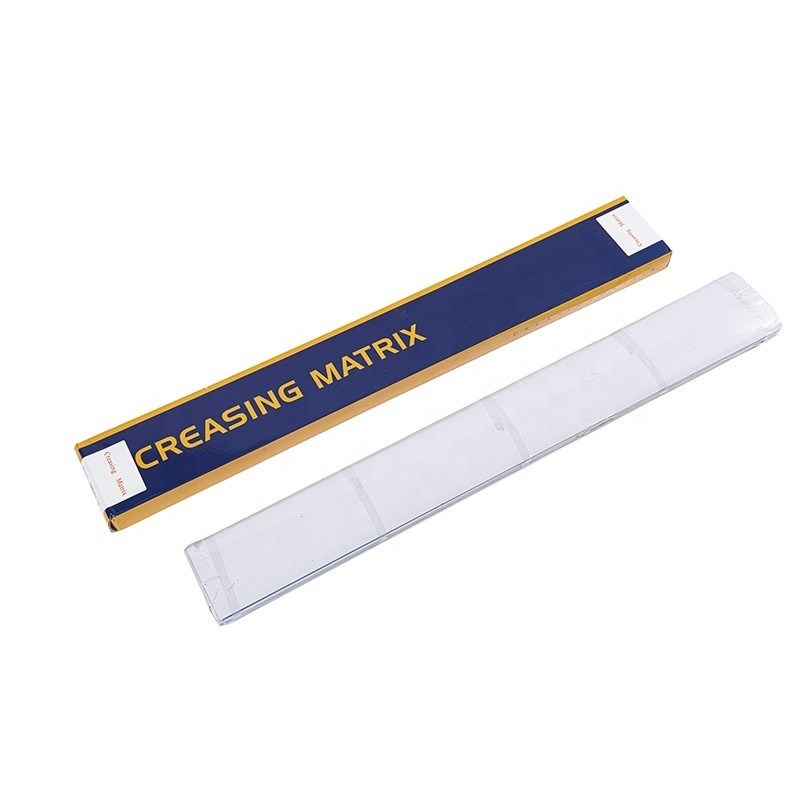 Handmatige matrixsnijmachine 0,5 x 1,5 mm voor karton, geïmporteerd vingerband en lijm