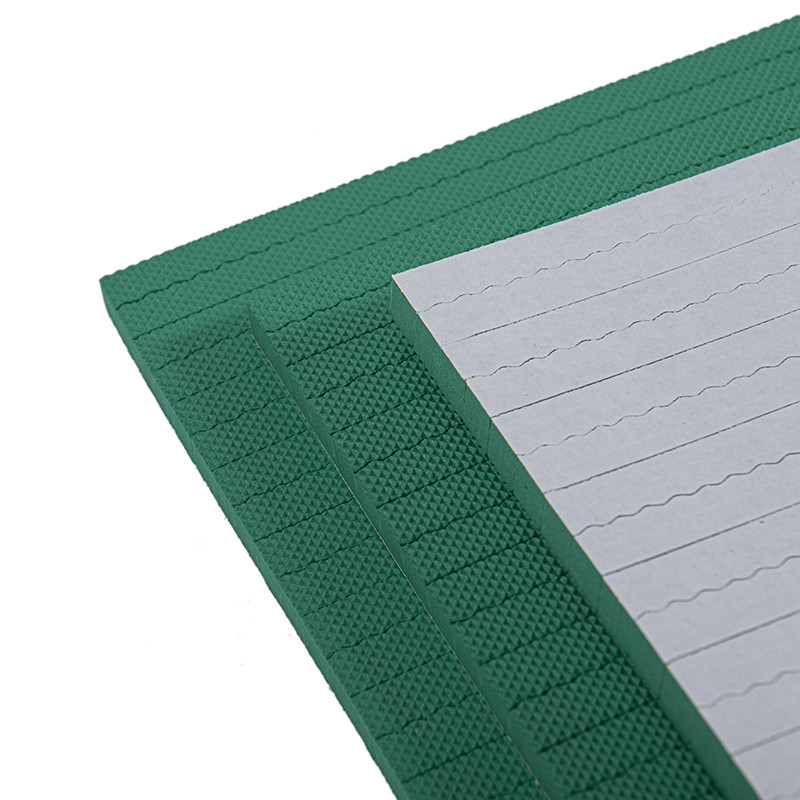 40-45 graden Shore A Hardheid EVA rubberplaat in groene kleur voor platte slijpvorming