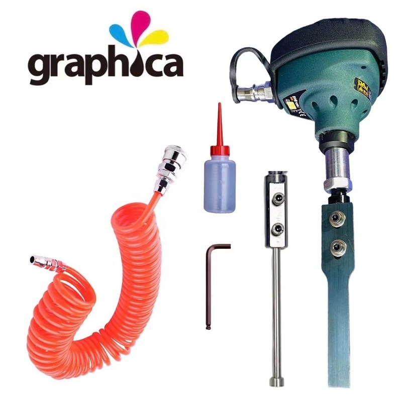 Pneumatisch handgereedschap voor het verwijderen van inwendige gaten voor grafische slijpmachines