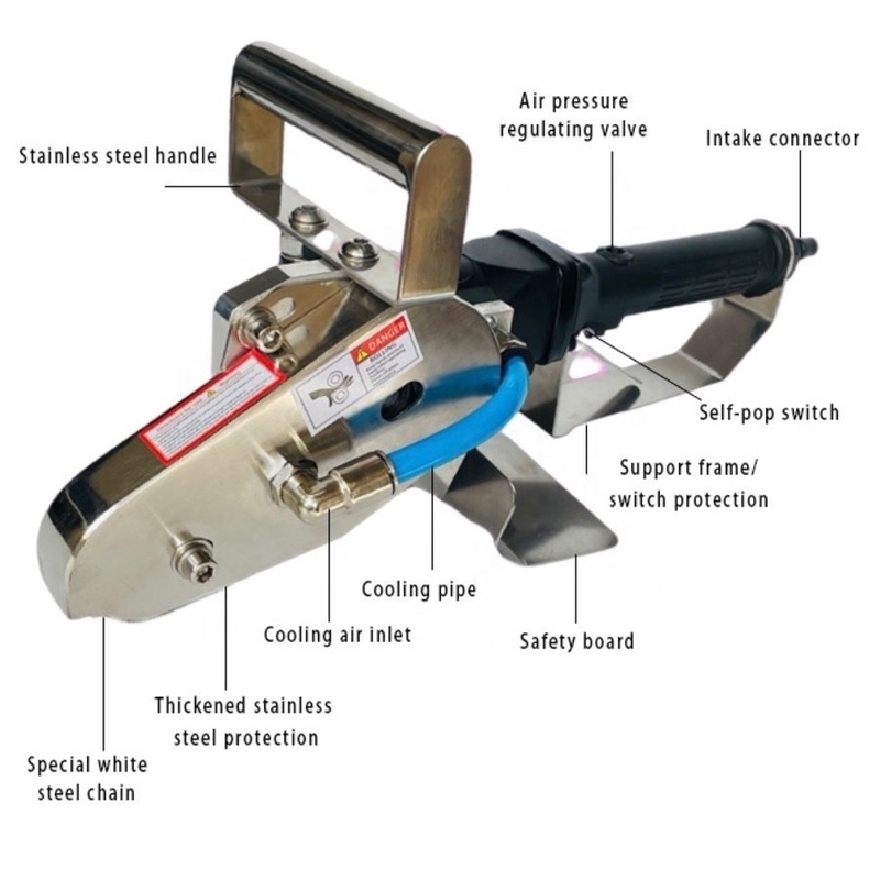 12CFM 0,65-0,8MPa Afvalpapier die Cutting Stripper Machine voor precieze stripping