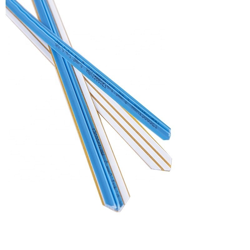 Grafiek Blauw wit geel op basis van kunststof Creasing Matrix Kleefmiddel Creasing Channel voor MQ 1 doos