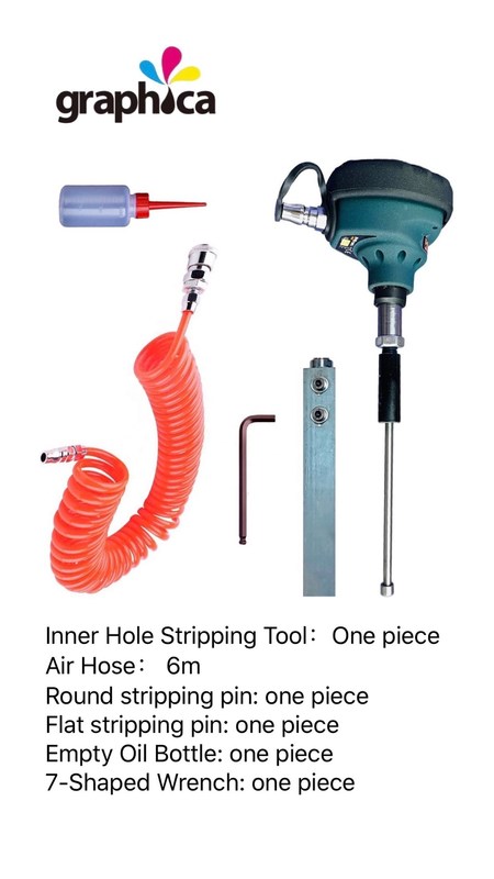 Gebruikersvriendelijke handmatige inwendige gaten afvalverwijder voor pneumatische handgereedschapsbewerking