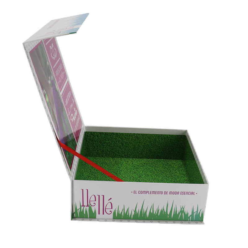 Op maat gemaakte bestelling geaccepteerd wit biologische huidverzorging set kartonnen verpakkingsdoos voor jurk