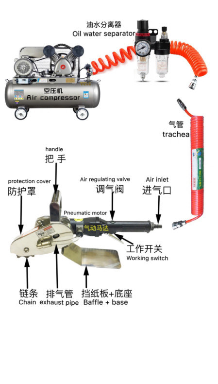 Grafische afvalkabel draad stripper machine GR-4500 luchtdruk afvalpapier kartonnen dozen
