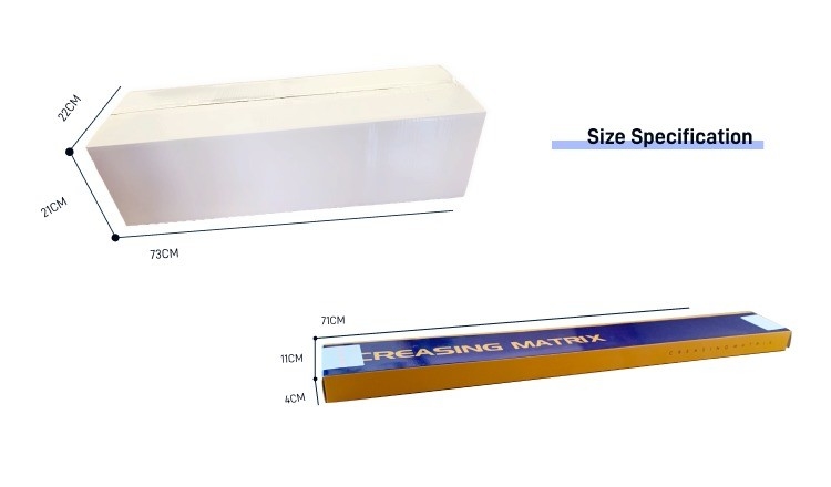 Op maat gemaakte bestelling Plastic GRZ0.4x 1.6mmC voor Box/Carton Die Cutting Creasing Matrix