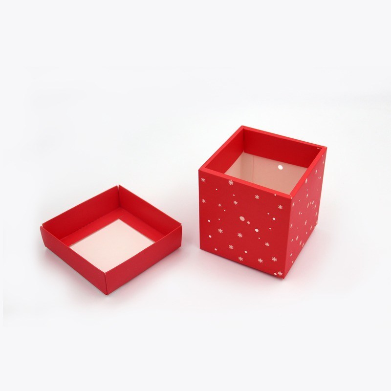 Eco-vriendelijke kerstvakantie Apple Gift Box Recyclebaar en CMYK 4 kleur Offest Printing