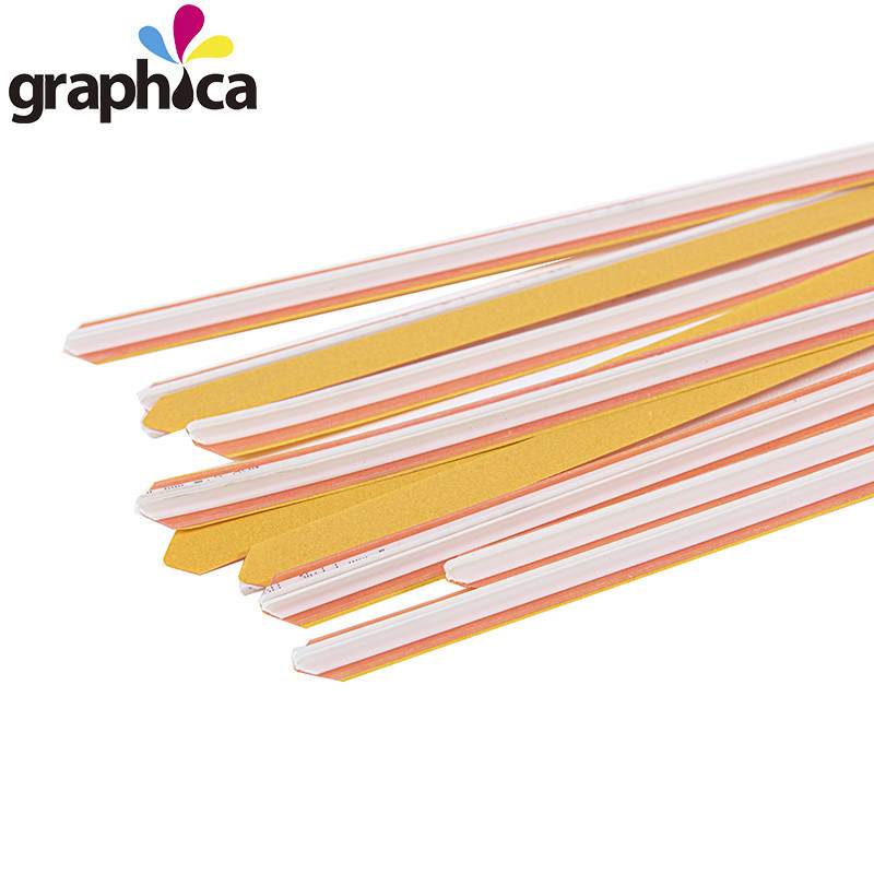 Hoogte van het kanaal 0,8 mm Plastic Creasing Matrix Cutting Machine GRB0,8 * 2,5 mm voor die cutter