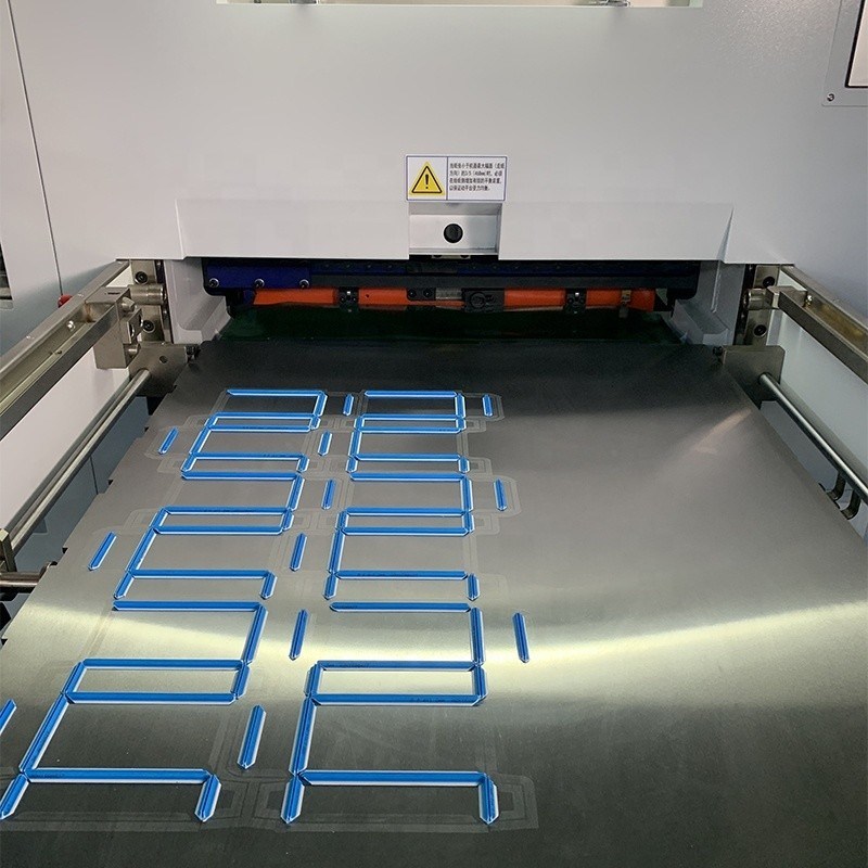 1.6 mm kanaalbreedte vingerband en lijm Plastic creasing matrix voor die snijden gemaakt