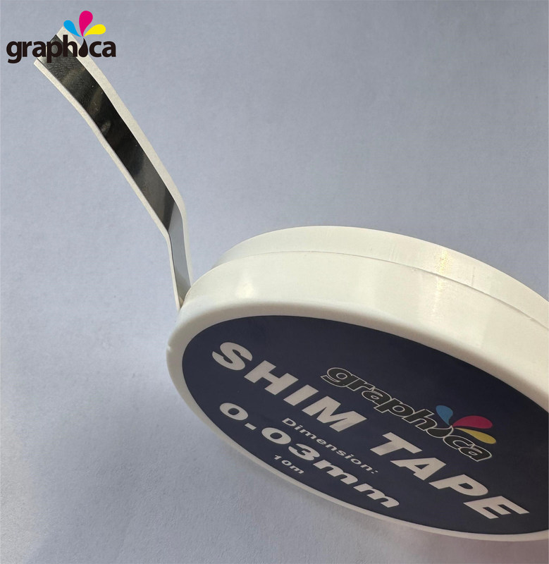 Blauwe zelfklevende stalen scharnierband voor het snijden van stempelplaten, stempelplaten en andere drukmaterialen