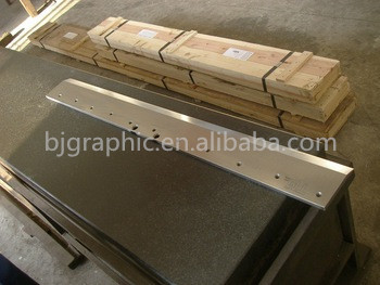 Papiermachines Onderdelen van afgewerkte papierkniven 960*110*11,7 mm Gewicht KG 24