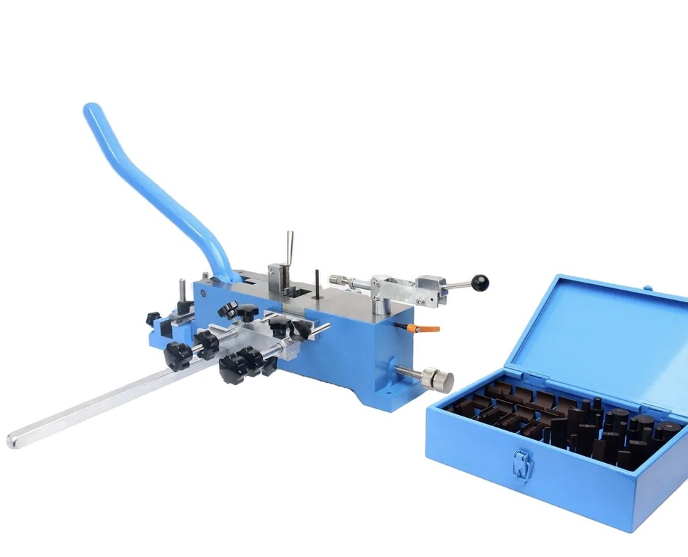 36 stuks gieten Super March handmatige stalen regel buigmachine competitieve diensten voor 1,42 mm maximale regel dikte