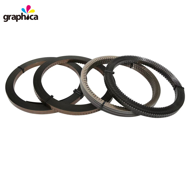 4pt Rotary Cutting Rule Steel Die Cutting 1,42*25,4*30 meter/spoel voor Rotary Die Maker