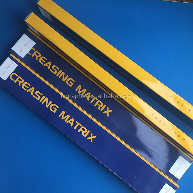 Pressbord GRB0,5 x 1,9 mmP Creasing Matrix CE gecertificeerd 10 mm Breedte Witte Locator Kleur