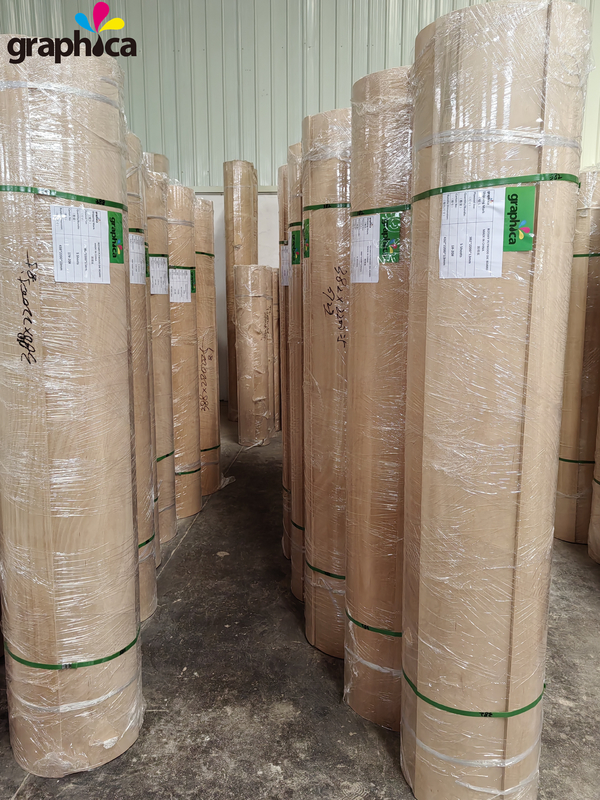 250/300/320/360/390/400/420/440/487mmx2,5m-3m warm geperst cnc triplex