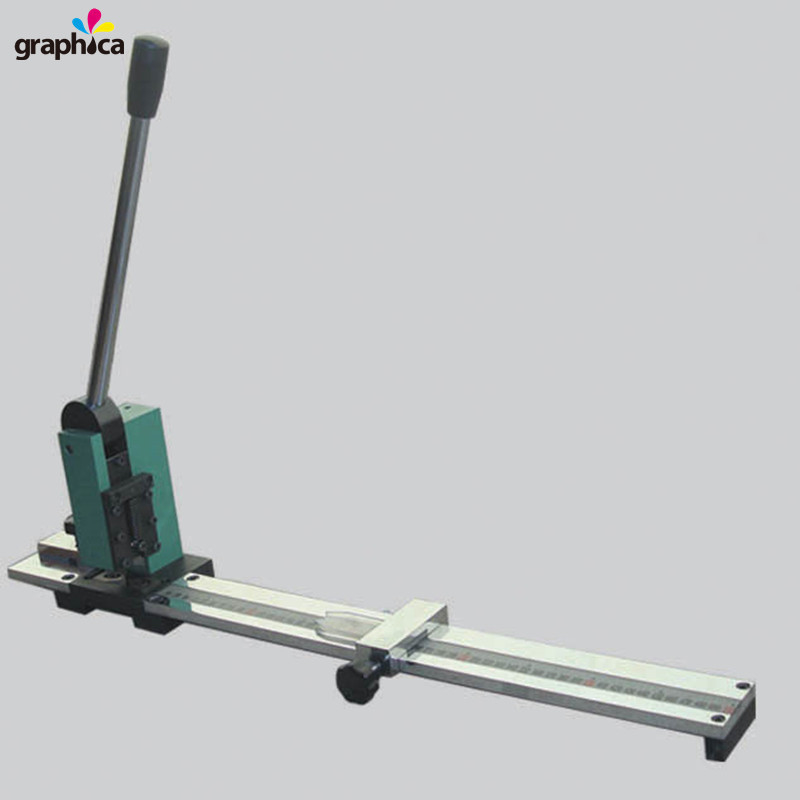 Handmatig bediende scheermatrixsnipper in groene kleur 71x20x16cm voor precieze snijwerkzaamheden